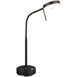  Črna LED namizna svetilka (višina 45 cm) Moreno – | Shoptok.si