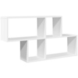 Maison Chic Stenska polica - Viseča Polica bela 100x20x53 cm inženirski les, (21794157) | Shoptok.si
