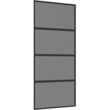 Klizna vrata 90 x 205 cm Kaljeno Staklo i Aluminij | shoptok.hr