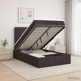  od pjene s madracem i LED-om Tamno smeđa 120 x 190 cm | shoptok.hr
