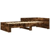 vidaXL Okvir za krevet boja hrasta 75x190 cm konstruirano drvo | shoptok.hr