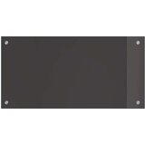 vidaXL Zaščita za kuhinjo 2 pcs Temno siva 80 x 40 cm kaljeno steklo | Shoptok.si