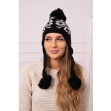 Kesi Women's long eared cap Balbina K381 black | Shoptok.si