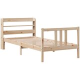 vidaXL Okvir kreveta s uzglavljem 90 x 190 cm od borovine | shoptok.hr