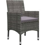  5-dijelni vrtni blagovaonski set sivi | shoptok.hr