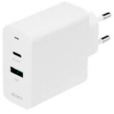 Deltaco Domači Polnilec USB 1X USB-C PD 18W,1X USB-A 18W,36W BELO | Shoptok.si