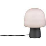  Namizna svetilka s steklenim senčilom v črni in beli barvi (višina 27 cm) Steen – | Shoptok.si