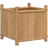 vidaXL Cvetlično korito 40x40x40 cm bambus | Shoptok.si