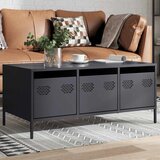 vidaXL Stolić za kavu antracit 101,5x50x43,5 cm hladno valjanog čelika | shoptok.hr