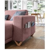 Miuform Rožnata raztegljiva/s prostorom za shranjevanje kotna sedežna garnitura (levi kot/v obliki črke "U") Classy Sophie – | Shoptok.si