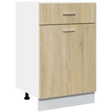 The Living Store Spodnja omarica s predalom sonoma hrast 50x46x81,5 cm - Spodnja Omarica S Predalom, (21496311) | Shoptok.si
