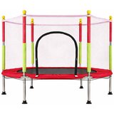  Vrtna trampolina 140 cm sa za&amp;scaron;titnom mrežom-Crvena Slike