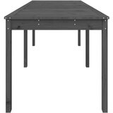  Vrtni stol sivi 159 5 x 82 5 x 76 cm od masivne borovine | shoptok.hr
