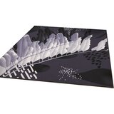 MEY HOME tepih sa motivima lišća 3D MEY-60 crno-beli Cene