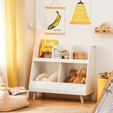 SoBuy knjižna omara za otroke v beli barvi v skandinavskem slogu, (20815189) | Shoptok.si