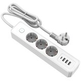INF 3-smerni razdelilnik s stikalom in usb-a/usb-c 1,4 m, (21274849) Cene