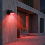  LED RGB Solarna lampa 2u1 LED/3,7V 1200 mAh IP54 crna | Eponuda.com