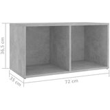  3-dijelni set TV ormarića siva boja betona konstruirano drvo | shoptok.hr