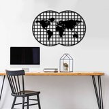 Wallity zidna dekoracija mt - 020, 74 x 49 cm, crna | ePonuda.com