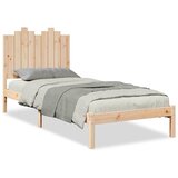 Maison Chic Daljši Posteljni Okvir - Dvoposteljna postelja brez vzmetnice 100x220 cm trden les, (22082174) Cene