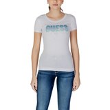 Guess Majice s kratkimi rokavi CN SS GLITTER DEGRAD W5GI14 J1314 Bela Cene