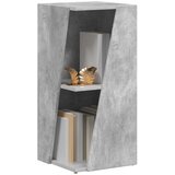  Stranski polic Betonsko siva 33 x 32 x 70,5 cm Konstruiran les, (5000200687) | Shoptok.si