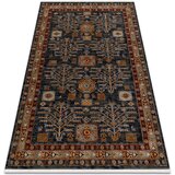 RugsX Preproge Volnena preproga KESHAN Čopki Okvir orientalski 6 200x290 cm Modra | Shoptok.si