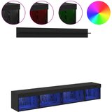  Set zidnog ormarića za TV 5 pcs Crni hrast Konstruirano drvo | shoptok.hr
