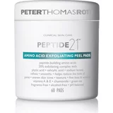 Peter Thomas Roth Peptide 21 Amino Acid eksfolijacijske blazinice za zaglađivanje kože lica i smanjenje pora 60 kom