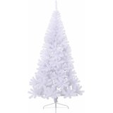  Umjetno božićno drvce Bijela 240 cm PVC i čelik | shoptok.hr