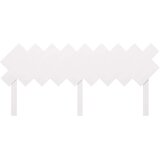  Uzglavlje za krevet Bijela 178x3x80 5 cm od masivne borovine | shoptok.hr