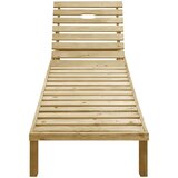  Ležalnik s kraljevsko modro blazino impregnirana borovina, (20662342) | Shoptok.si