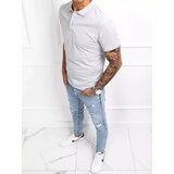 DStreet Koszulka polo męska jasnoszara | Shoptok.si