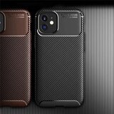 Techsuit CarbonFiber maska za iPhone 11 &amp;ndash; crna Slike