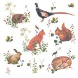  Decoupage salvete - Wild Forest Animals - 1kom (tehnika salveta) KORIŠTENO Cijene