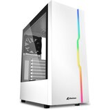 Sharkoon kućište midi rgb slider white Cene