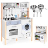 ECO TOYS dječja kuhinja za igru sa zvukovima, LED rasvjetom, pećnicom, perilicom rublja i dodacima | shoptok.hr
