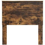  Uzglavlje s uzglavljem Dimljeni hrast 90 cm Konstruirano drvo | shoptok.hr