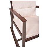 Garden Pleasure Tamno smeđa drvena stolica za ljuljanje sa stolom Sinaloa - | shoptok.hr