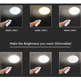  LED prigušiva stropna svetiljka LED/40W/230V 3000K/4000K/6500K + daljinski upravljač | Eponuda.com