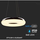 LED luster na sajli LED/40W/230V 3000K prečnik 40 cm, sjajni hrom | Eponuda.com