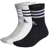 Športne nogavice Chaussettes 3 stripes cushioned confort Siva