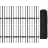 vidaXL Stupovi za ogradu 11 kom U-kanal Siva 60 cm Čelik | shoptok.hr