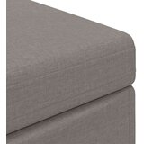  Stolica Taupe 101 x 41 x 40 cm Tkanina in obdelano les, (5000302423) | Shoptok.si