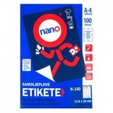 NANO Etikete za laserske i ink-jet pisače, odljepljive , N-140, 17,8x10 mm, 100/1 | shoptok.hr