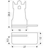 Lesnina XXXL OTROŠKA STENSKA SVETILKA Tower 200 lm 4000 K | Shoptok.si