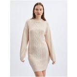 Orsay Beige Ladies Sweater Dress - Women Cene