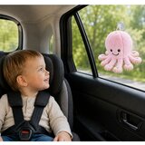  Plišana igračka hobotnica s vakuumskom čašicom, ružičasta, 16 cm | shoptok.hr