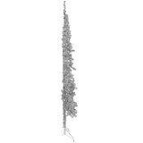  Tanka umjetna polovica božićnog drvca sa stalkom srebrna 240 cm | Eponuda.com
