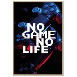  Slika - No Game No Life (1 Part) Vertical 60x90 U prirodnom drvenom okviru | shoptok.hr